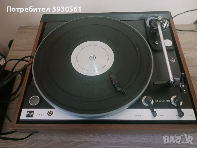 Vintage грамофон  dual 701