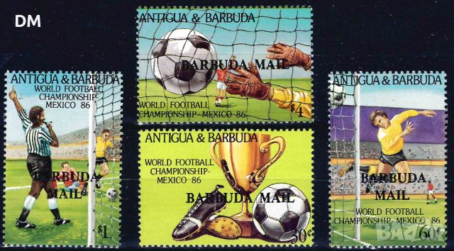 Барбуда 1986 - футбол MNH