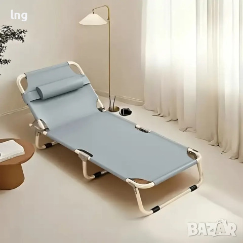 Продавам ново, сгъваемо походно легло - идеален избор за къмпинг и дома, снимка 5 - Къмпинг мебели - 51642575