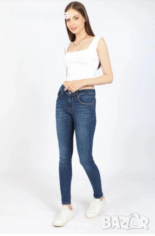 Дамски еластични дънки, снимка 2 - Дънки - 53140068