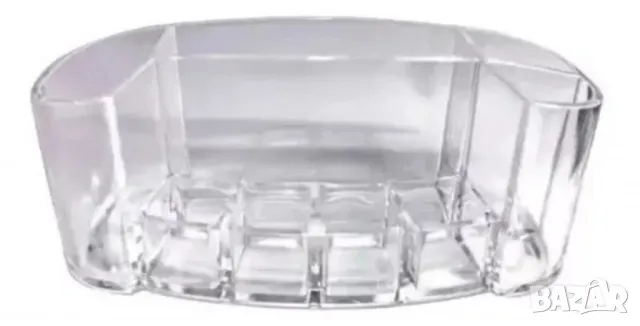 Прозрачен акрилен органайзер за козметика и четки, снимка 4 - Други стоки за дома - 49731587