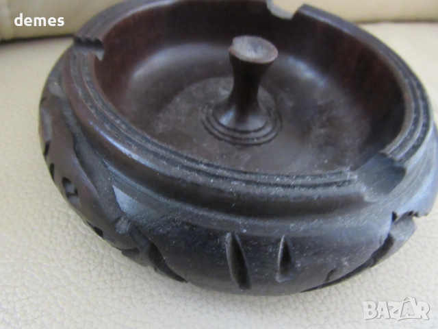 Пепелник от абанос, Кения, снимка 2 - Други - 47987336