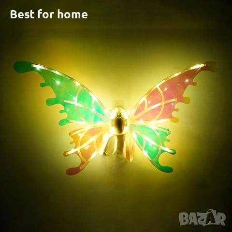 JPSDOWS Електрически,светлинни крила на пеперуда  за обличане, за момичета