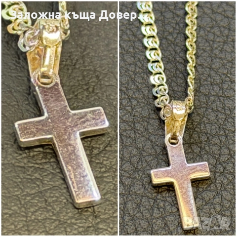 Сребърен  синджир кръст silver 925 чисто нови prasten lanec sinjir, снимка 9 - Колиета, медальони, синджири - 53742762