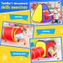 Детска палатка 3 в 1 с тунел Rainbow, снимка 2