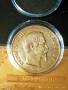Позлатена монета 100 франка 1858 г на Наполеон 3 със сертификат, снимка 2