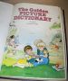 Детски картинен английски речник The golden picture dictionary, 1991 г., подшит подвързан, снимка 1
