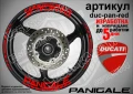 Ducati Panigale кантове и надписи за джанти duc-pan-black, снимка 3