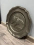 Антикварна метална чиния , снимка 7