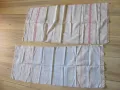 19в. кърпа, месал, ръчно тъкан кенар , дантела, 96х36см./2бр, снимка 6