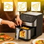 Фритюрник с горещ въздух XXL - 8 литра, 1800 W и 12 програми, снимка 4
