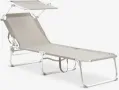 Сгъваем шезлонг със сенник , снимка 1