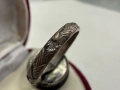 Болярски / филигранен сребърен пръстен. №7796, снимка 8