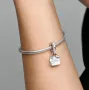 Сребърен талисман 925 Pandora I Love Shopping , снимка 4