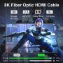 huaham CL3 HDMI 2.1 кабел 20 м, оптичен, 48Gbps, 8K60Hz & 4K120Hz, поддръжка на eARC, Dolby,HDCP 2.2, снимка 6