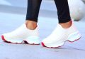 Спортни обувки на платформа - бели - T-4-0, снимка 1 - Маратонки - 34884314
