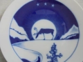 № 8317  Антикварна порцеланова чиния Hackefors “Julen” 1972 г.   , снимка 3
