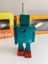 стара механична играчка Робот , снимка 8