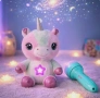 Плюшена играчка с нощна лампа 2в1+детски фенер-проектор със светлинни ефекти , снимка 1