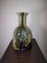 Красива ваза от стъкло с преливащи се цветни зони. , снимка 1 - Вази - 45593499