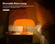 KUXEEY Настолна лампа-гъба с USB LED светлина, 3 цветови температури и димиране, снимка 4
