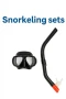 Комплект за гмуркане с маска и шнорхел – различни цветове, снимка 5