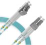 BEYONDTECH Fiber Patch Cable Multimode Duplex -5m- 50/125um OM3, снимка 1 - Мрежови адаптери - 45477651