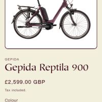 Електрическо колело Gepida reptila 9000 26”, снимка 9 - Велосипеди - 45397890