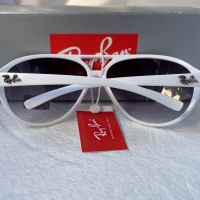 Ray-Ban дамски мъжки унисекс слънчеви очила Рей-Бан авиатор бели , снимка 7 - Слънчеви и диоптрични очила - 45584585