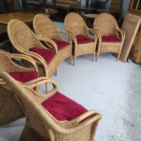 Комплект от 6 ратанови кресла , снимка 11 - Градински мебели, декорация  - 45455246