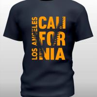 Тениска с декоративен печат - Los Angeles California, снимка 2 - Тениски - 45098775
