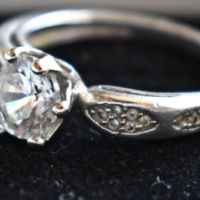 сребърен пръстен с камък, снимка 2 - Пръстени - 45288363