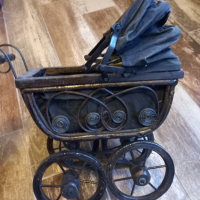 бебешка количка за кукли, снимка 5 - Антикварни и старинни предмети - 44958694