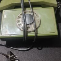ретро телефон с шайба, снимка 3 - Антикварни и старинни предмети - 45281262