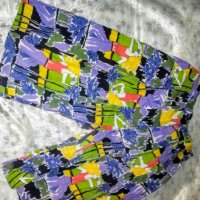 💜💚Дамски Комплект-чисто нов летен пола-панталон с подарък блузка-С,М,Л💚💜, снимка 2 - Къси панталони и бермуди - 45437540
