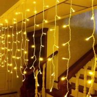 Коледна завеса от лампички  , снимка 8 - Декорация за дома - 45496066