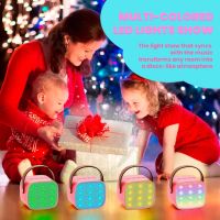 Bluetooth Караоке играчка с 2 или 1 безжични микрофона за деца 3+ год., розово, снимка 4 - Музикални играчки - 45287189