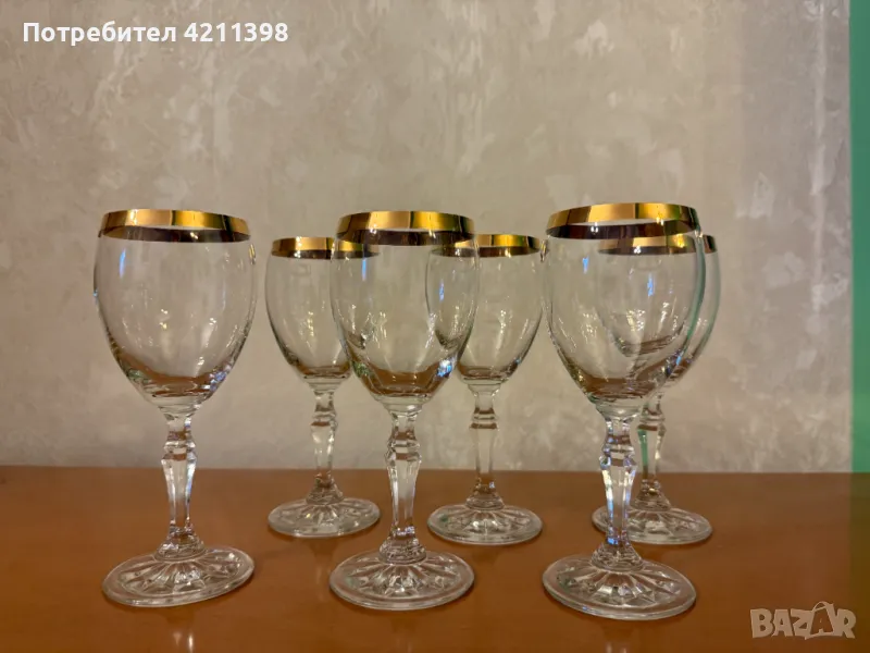 Ретро стъклени чаши, снимка 1