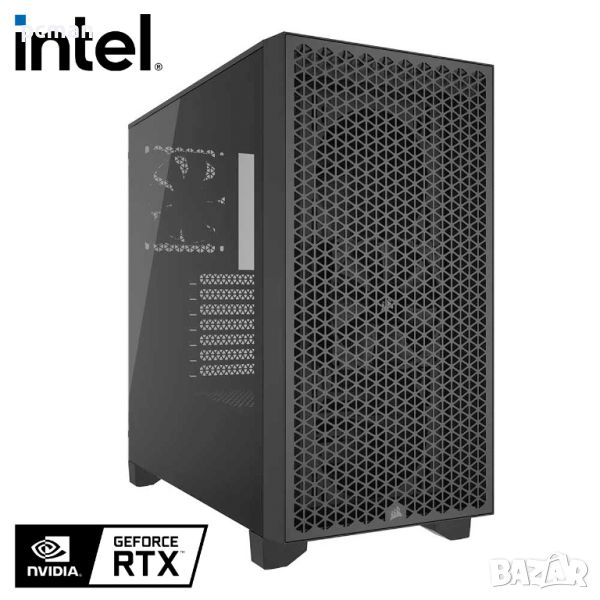 Intel Core i5-14400F, nvidia GeForce RTX 4060, 16GB DDR4, 1TB m.2, снимка 1