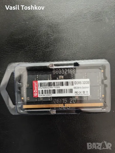 RAM Памет за лаптоп DDR5 32GB 4800MHz  Oreton, снимка 1