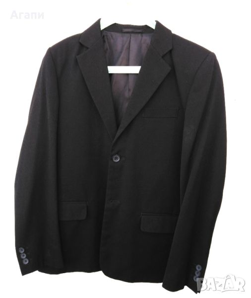 Мъжко сако черен цвят, спортно-елегантно номер XS/S, снимка 1