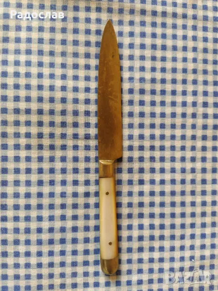 старо бронзово ножче, снимка 1
