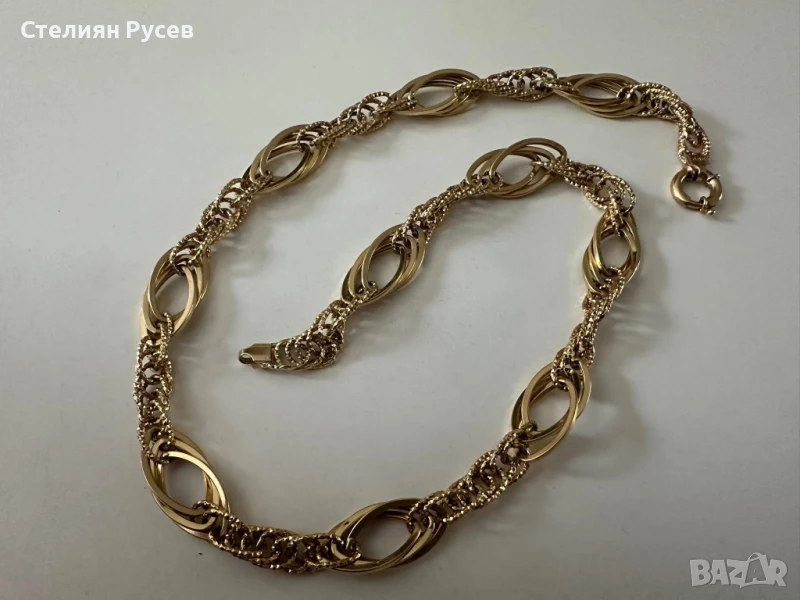 19.4гр 50 см дамско златно колие / синджир / ланец / злато / златен / GOLD 585 / 14 карата цена обща, снимка 1