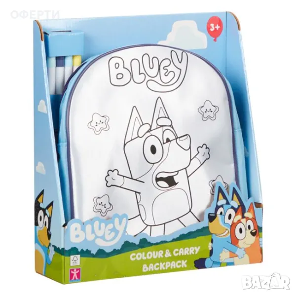 Раница Bluey Draw Me - Giochi Preziosi арт 246170, снимка 1