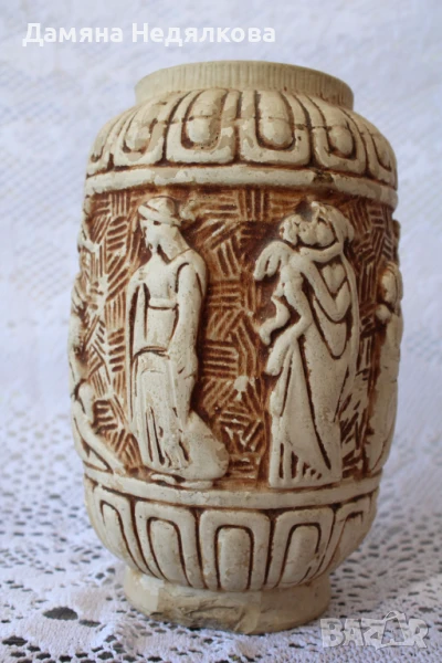 Много красива старинна ваза, снимка 1