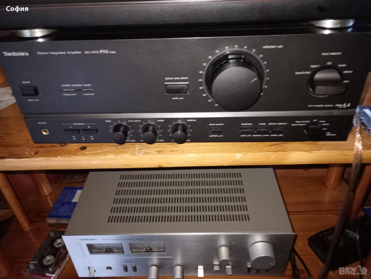 усилвател Техникс SU-570 клас АА колони 200 wt. w, снимка 1