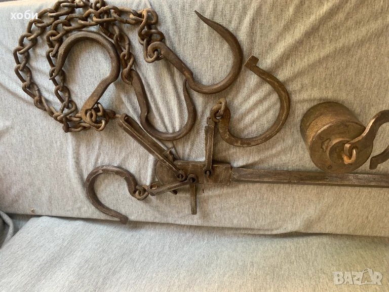 стар кантар паланза до 100кг, снимка 1