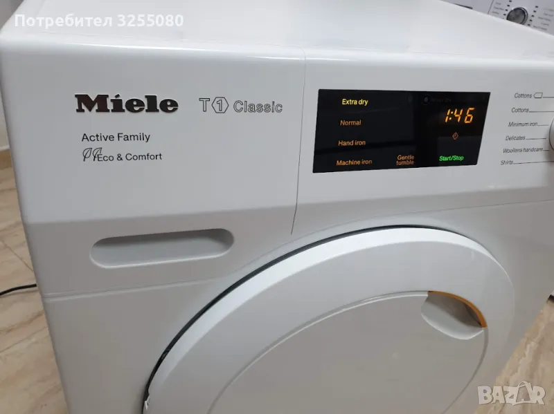 UK Miele T1 Сушилня с Термопомпа Миеле 12м Гаранция, снимка 1