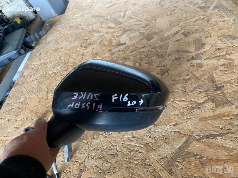 Ляво огледало. Nissan Juke. Нисан Джук. F16. 19-25г. 5 пина. , снимка 1