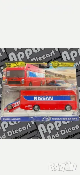 hot wheels premium nissan teem transport , снимка 1